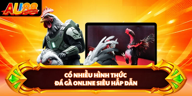Có nhiều hình thức đá gà online siêu hấp dẫn